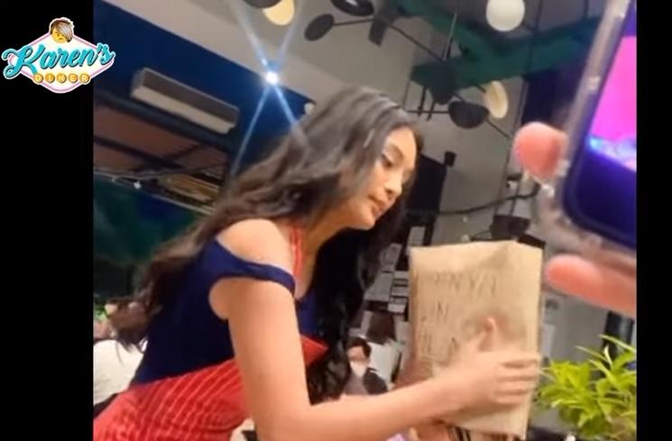 Momen Erika Carlina Jadi Pelayan Galak di Karen's Diner (YouTube/Bian Robiyanto)