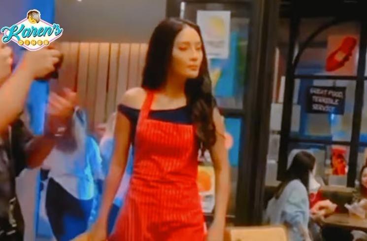 Momen Erika Carlina Jadi Pelayan Galak di Karen's Diner (YouTube/Bian Robiyanto)