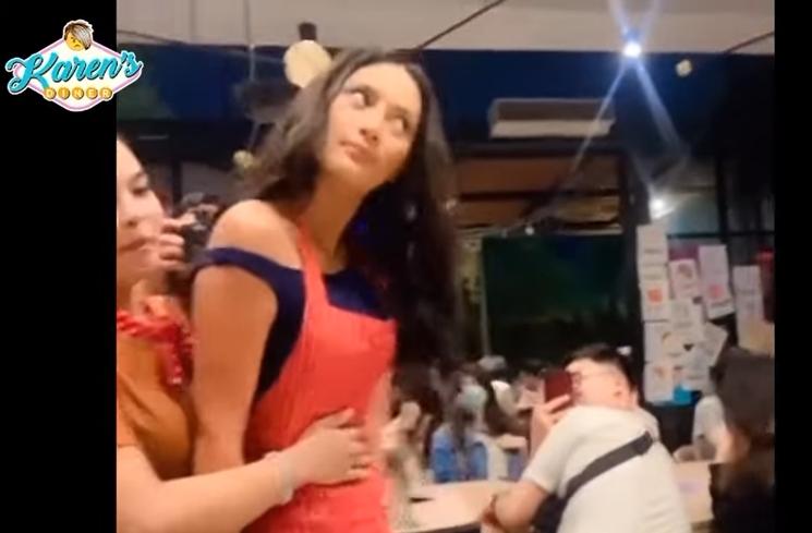 Momen Erika Carlina Jadi Pelayan Galak di Karen's Diner (YouTube/Bian Robiyanto)