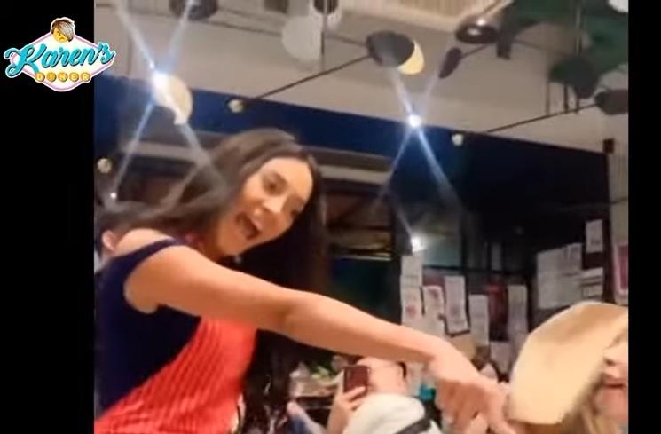 Momen Erika Carlina Jadi Pelayan Galak di Karen's Diner (YouTube/Bian Robiyanto)