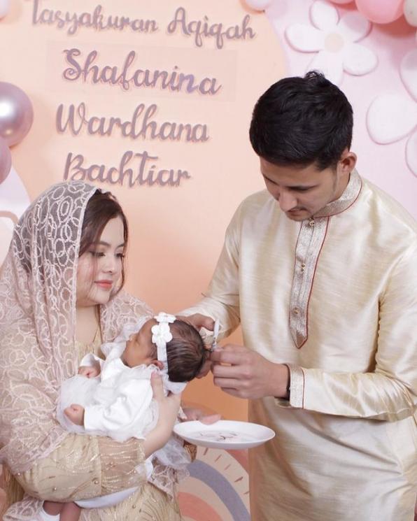 Potret Akikah Anak Kedua Tasya Kamila. (Instagram/tasyakamila)