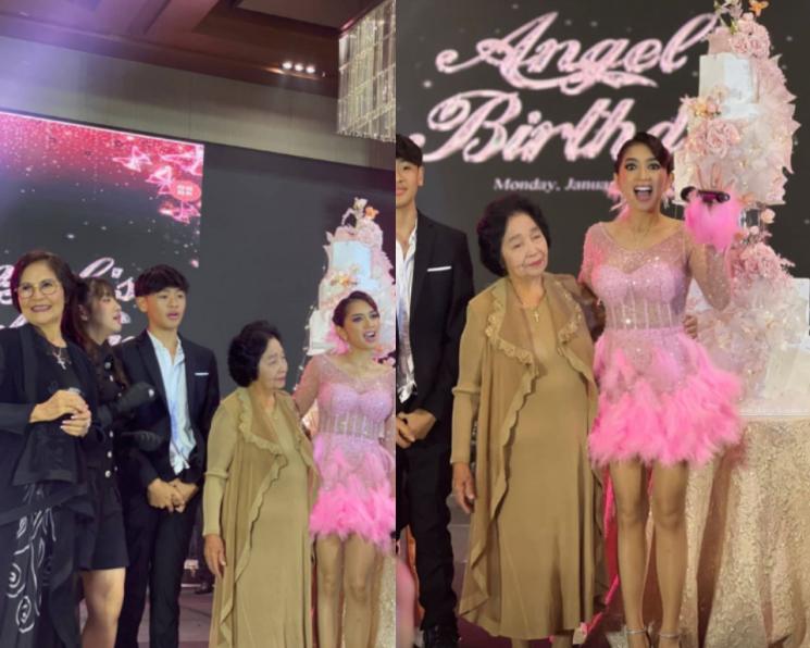 Potret Perayaan Ultah Angel Karamoy. (Instagram/kecew21)