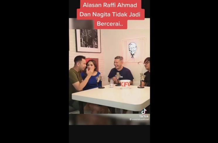 Teganya Raffi Ahmad Ketawain Nagita Slavina saat Nangis Minta Cerai. (Twitter)