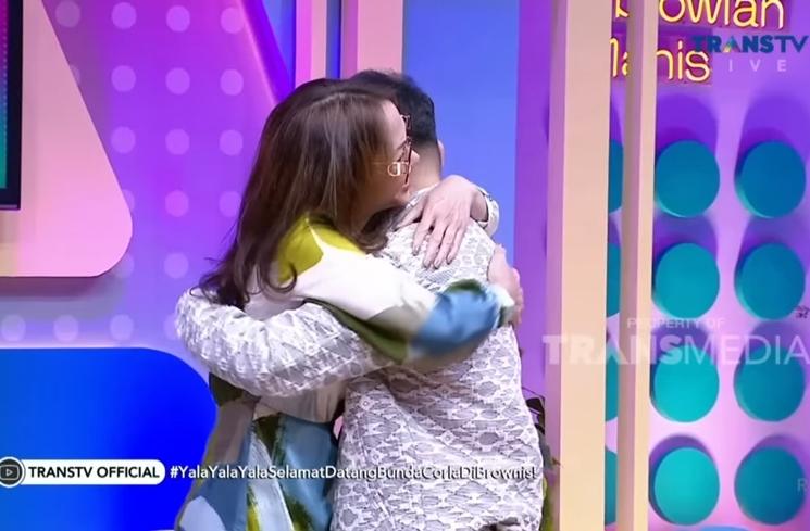 Momen Haru Pertemuan Bunda Corla dan Ruben Onsu (YouTube Trans TV Official)