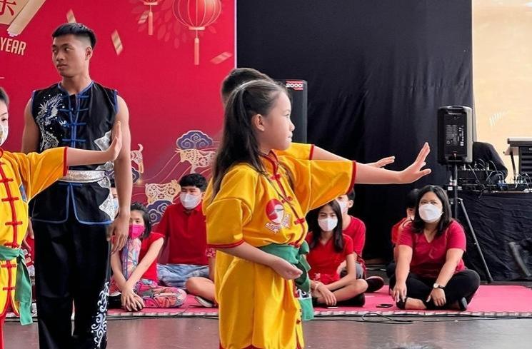 Potret Lincah Gempi saat Wushu (Instagram/gisel_la)