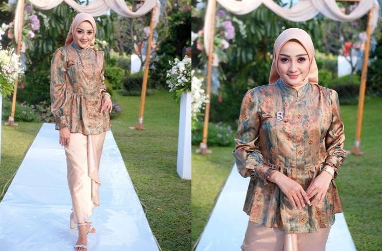 Gaya artis Genta Buana di nikahan Reiner Manopo (Instagram/@pentypenk)