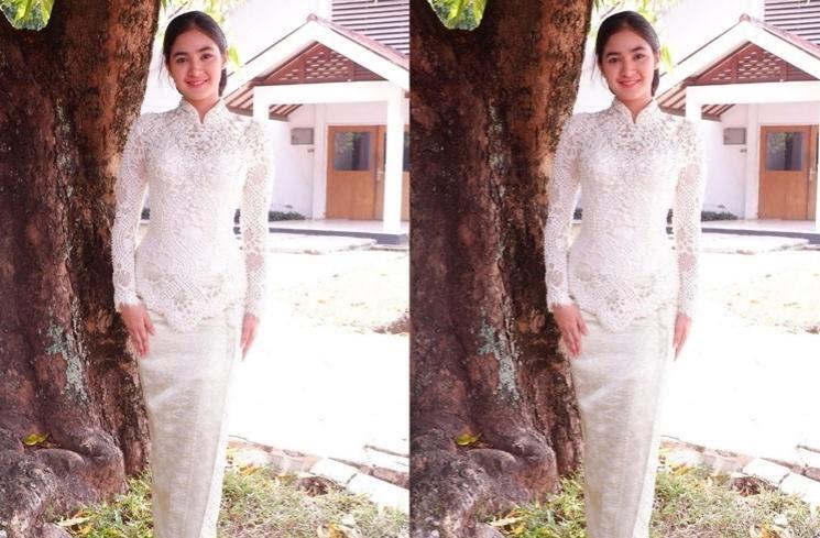 Pesona Cut Syifa Pakai Baju Pengantin (instagram/@cutsyifaa)