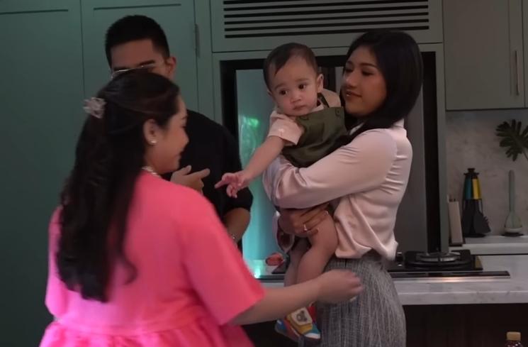 Potret Erina Gudono Momong Cipung (YouTube Rans Entertainment)
