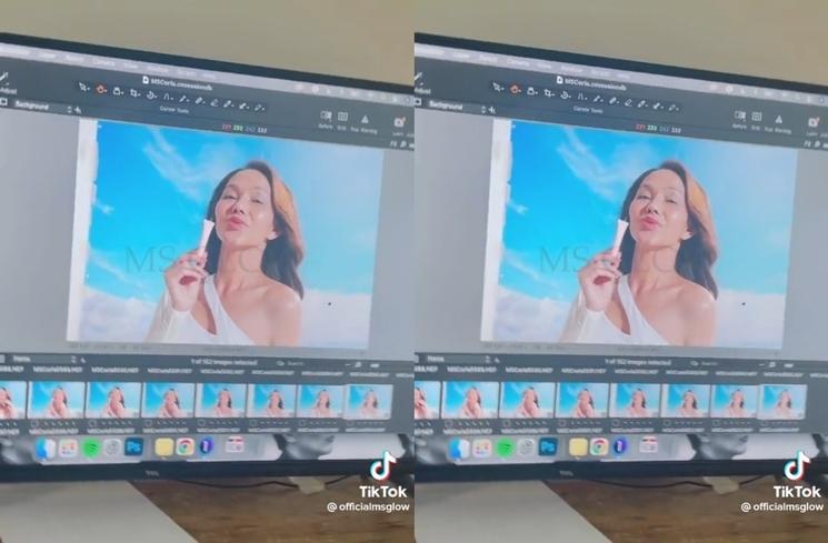 Momen Bunda Corla Jalani Pemotretan (tiktok/@MSGlowbeauty)
