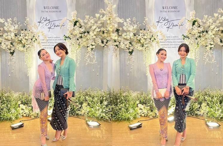Potret Ayu Ting Ting di Nikahan Kiky Saputri (Instagram/ayutingting92)