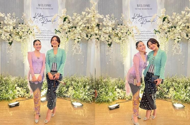 Potret Ayu Ting Ting di Nikahan Kiky Saputri (Instagram/ayutingting92)