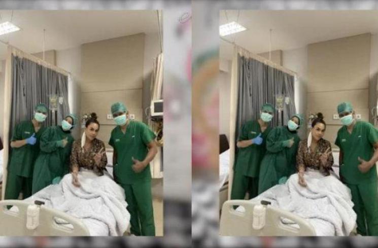 Kronologi Melaney Ricardo Operasi Angkat Rahim. (YouTube/Melaney Ricardo)