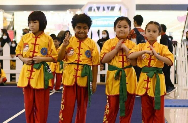 Potret Gempi ikut kejuaraan Wushu. (Instagram/gadiiing)