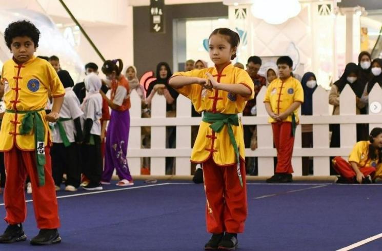Potret Gempi ikut kejuaraan Wushu. (Instagram/gadiiing)