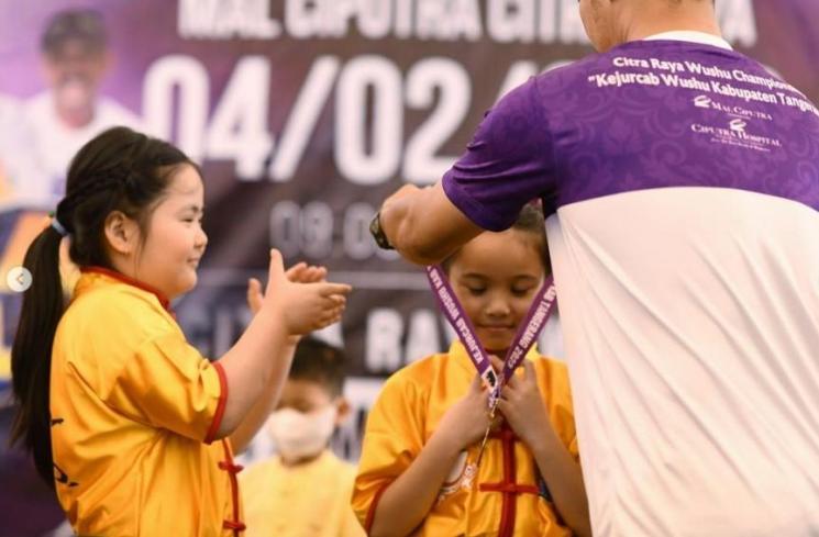 Potret Gempi ikut kejuaraan Wushu. (Instagram/gadiiing)