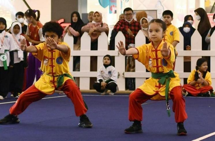 Potret Gempi ikut kejuaraan Wushu. (Instagram/gadiiing)