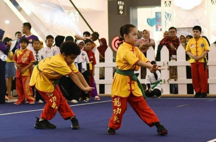 Potret Gempi ikut kejuaraan Wushu. (Instagram/gadiiing)