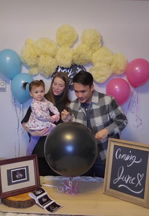 Gender Reveal anak kedua Randy Pangalila(instagram/@randpunk)