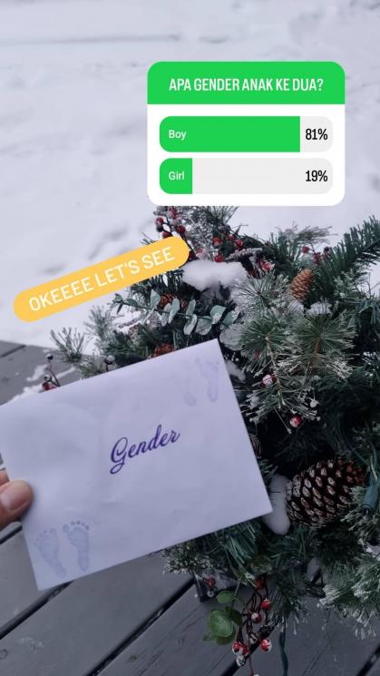 Gender Reveal anak kedua Randy Pangalila(instagram/@randpunk)