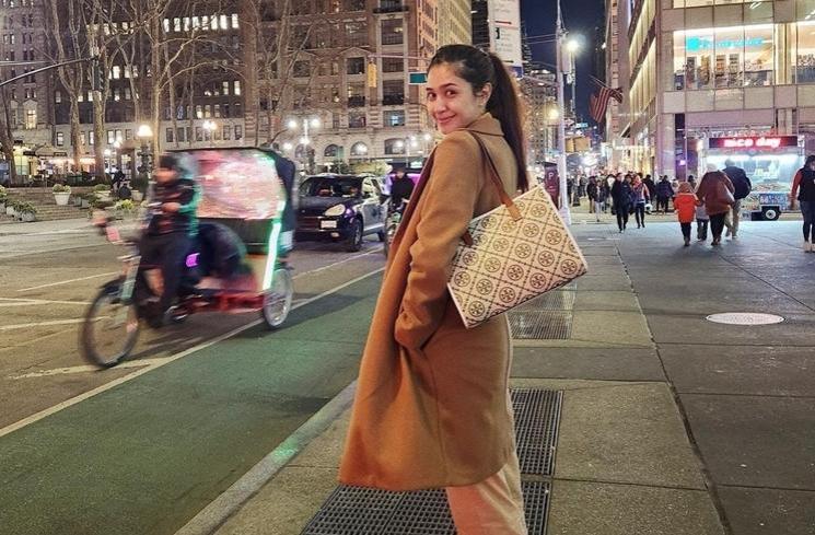 Potret Mikha Tambayong di New York (Instagram/miktambayong)