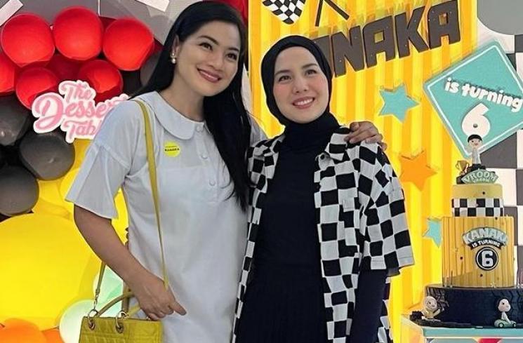 Gaya Artis di Pesta Ultah Anak. (Instagram/tya_ariestya)