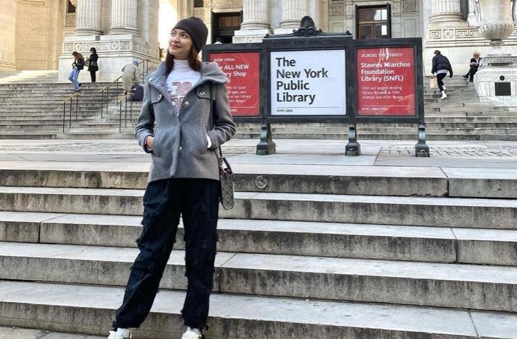 Potret Mikha Tambayong di New York (Instagram/miktambayong)