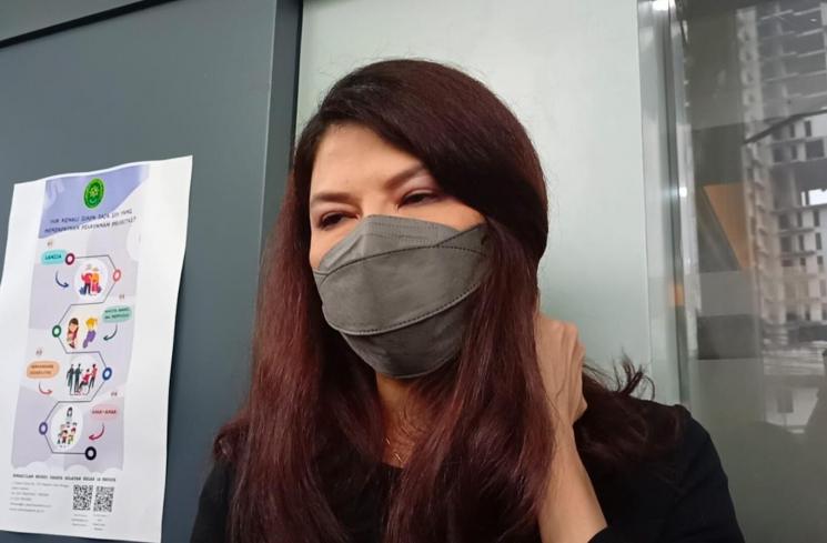 Tamara Bleszynski di PN Jakarta Selatan pada Rabu (22/2/2023). (MataMata.com/Adiyoga Priyambodo)