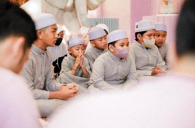 Potret Ulang Tahun Ameena yang Pertama. (Instagram/attahalilintar)