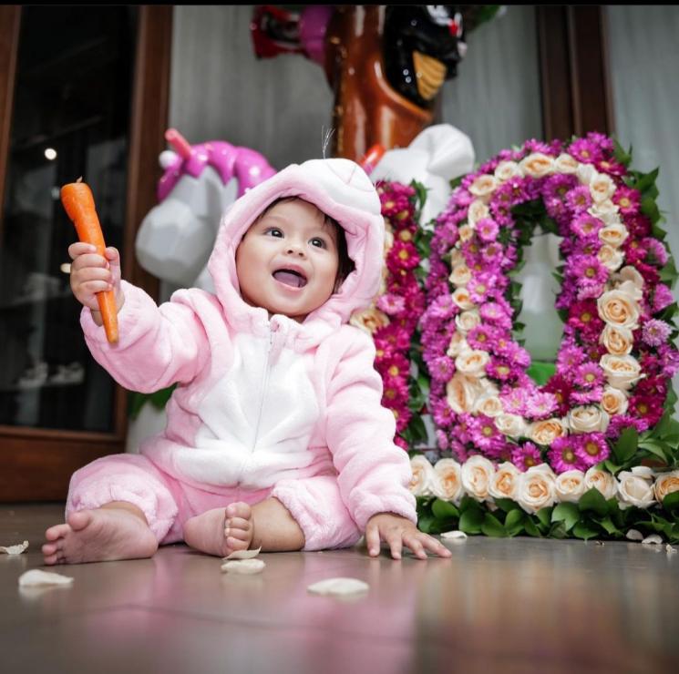 Transformasi Ameena dari Lahir Hingga Umur 1 Tahun (Instagram/@attahalilintar)