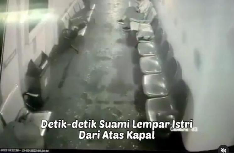 Suami Lempar Istri ke Laut [Instagram/bogordailynews]