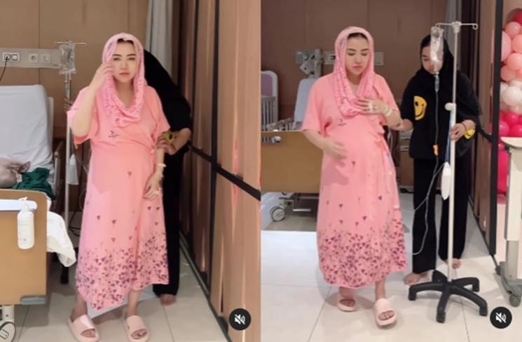 Momen Bella Shofie Melahirkan Anak Kedua (instagram/@bellashofie_rigan)