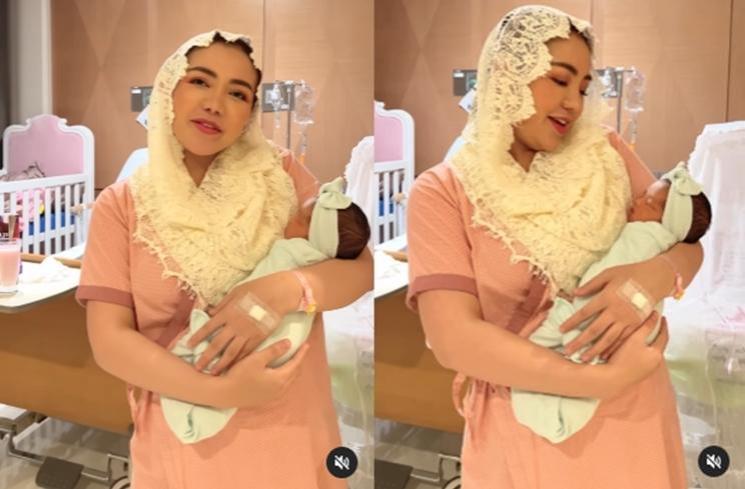 Momen Bella Shofie Melahirkan Anak Kedua (instagram/@bellashofie_rigan)