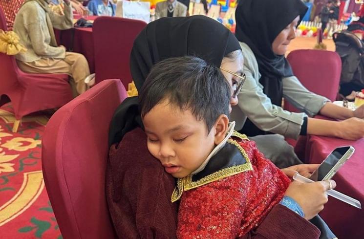 Potret Anak Artis di Ultah Ameena (Instagram/fuji_an) 