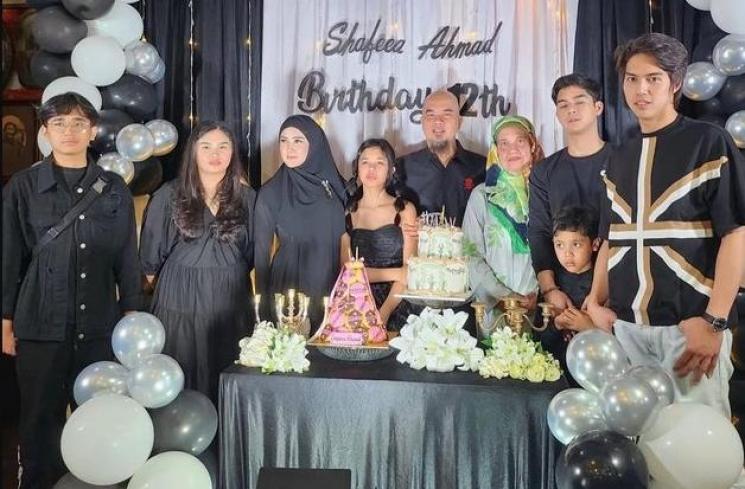 Potret Perayaan Ultah Safeea Ahmad. (Instagram/diahaaiiuu)