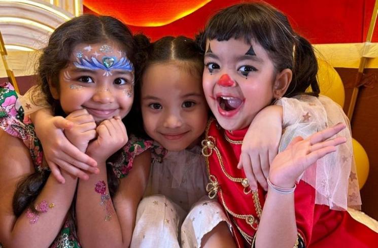 Potret Anak Artis di Ultah Ameena (Instagram/vickyalaidrus) 