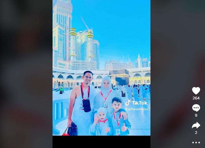 Fakta Pilu Nur Alesha. (TikTok/ashwaalesha)