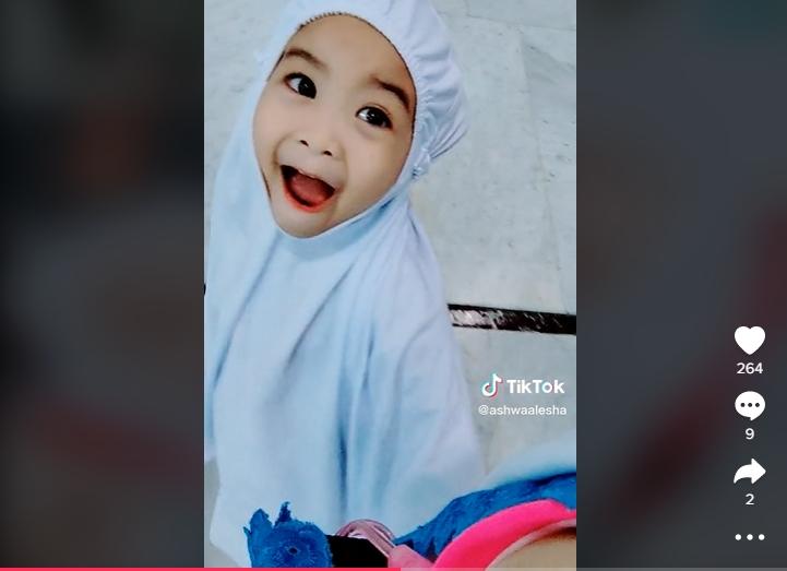 Fakta Pilu Nur Alesha. (TikTok/ashwaalesha)