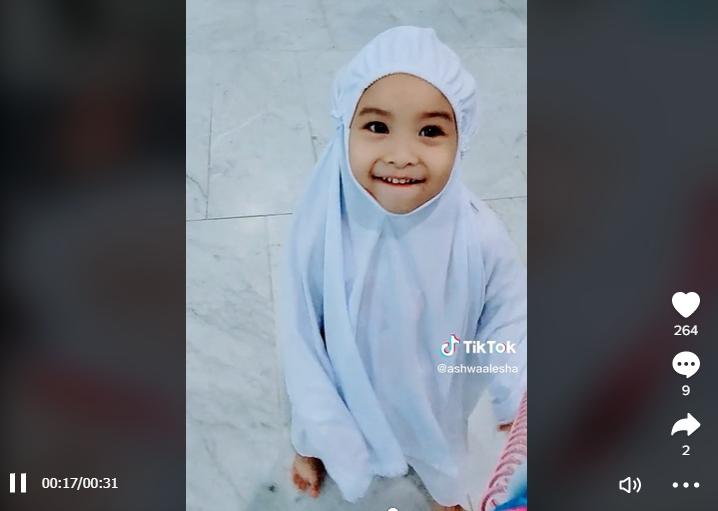 Fakta Pilu Nur Alesha. (TikTok/ashwaalesha)