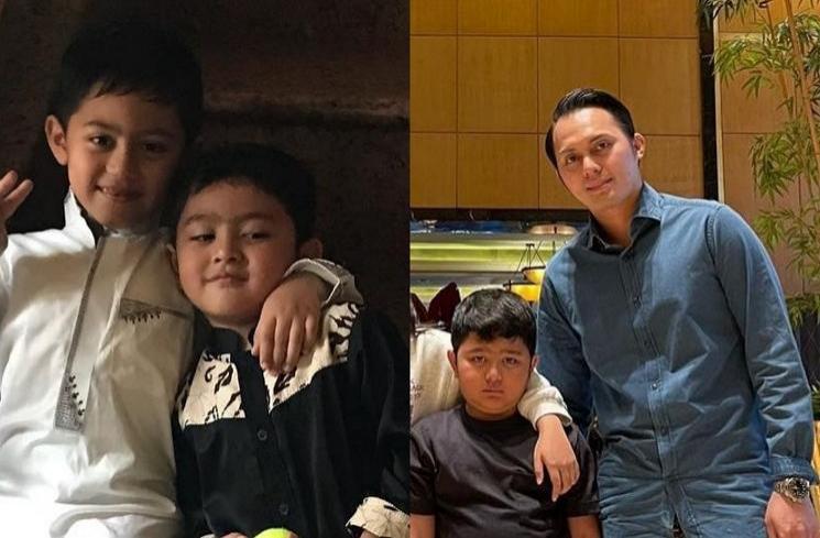 Potret Dulu dan Kini Falhan Abssar Anak Nassar dan Muzdalifah (Instagram/muzdalifah999) 