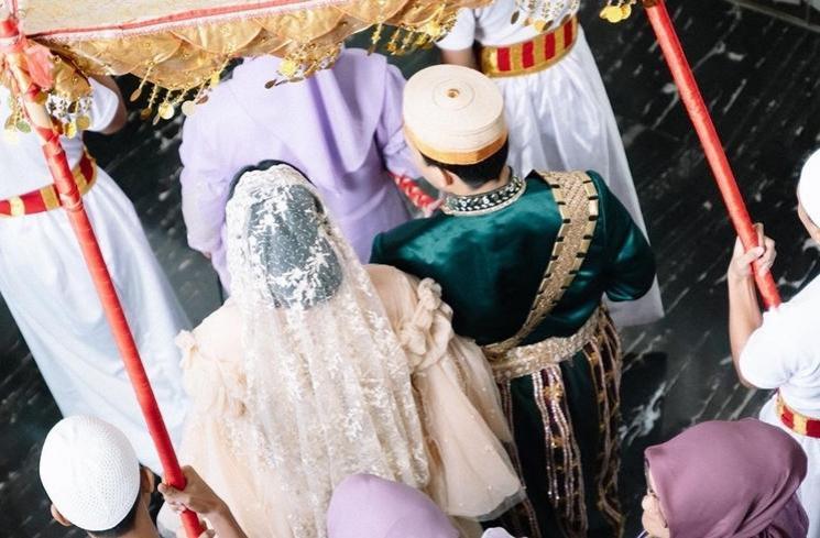 Potret Akad Nikah Adik Indah Permatasari (Instagram/sintamutiarabell)