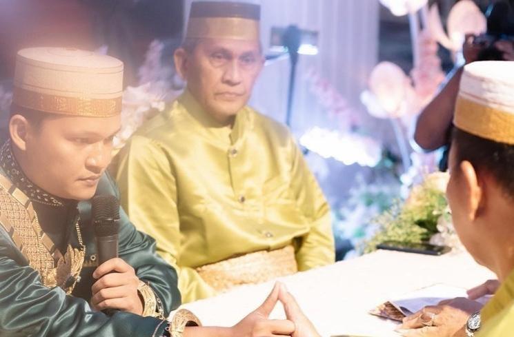 Potret Akad Nikah Adik Indah Permatasari (Instagram/sintamutiarabell)