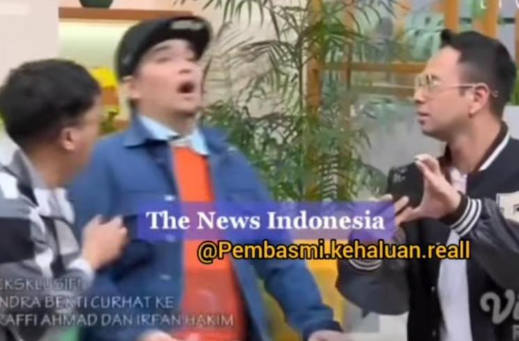 Indra Bekti kaget ditransfer uang Raffi Ahmad (Instagram/@lambegosiip)