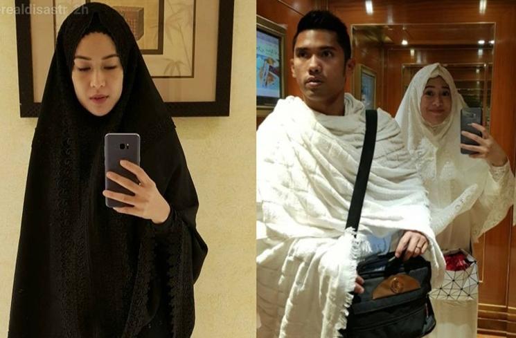 Potret artis mualaf saat umrah (Instagram/@therealdisastr)