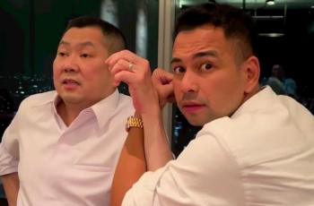 9 Momen Akrab Raffi Ahmad dan Hary Tanoesoedibjo, Makan Malam Sampai Adu Panco