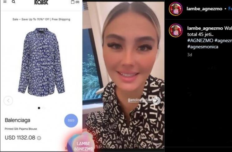 Piyama Agnez Mo. (Instagram)