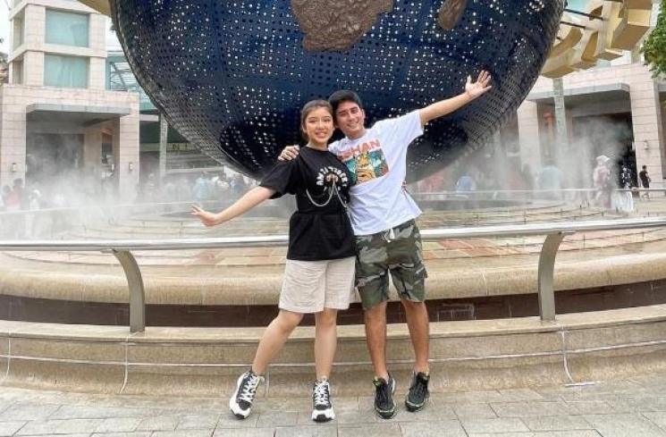 Gaya Pacaran Tiara Andini dan Alshad Ahmad. (Instagram/alshadahmad)