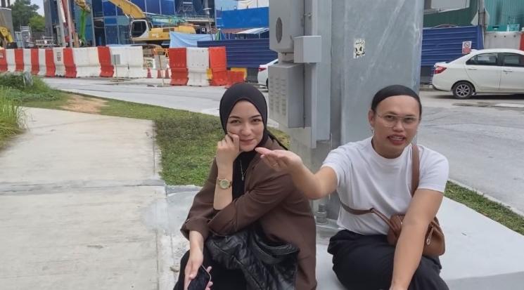 Potret Citra Kirana Ngabuburit di Malaysia. (YouTube/Ciky Citra Rezky)