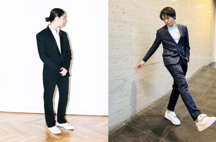 Adu Gaya Iqbaal Ramadhan dan Arbani Yasiz (instagram/@iqbaal.e/@arbaniyasiz)