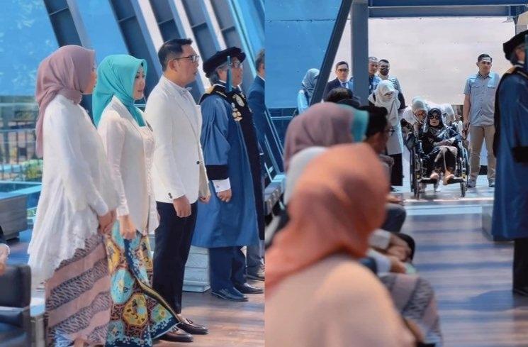 Potret Wisuda Almarhum Eril (Instagram/ridwankamil)