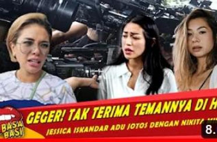 Jessica Iskandar dan Nikita Mirzani (YouTube/Basabasi Gosip)